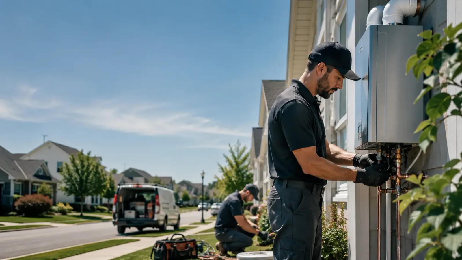 Tankless Water Heater Installation in Saint Hedwig, TX